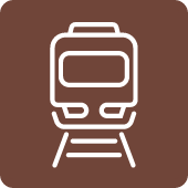 Mode of Transport icon: train